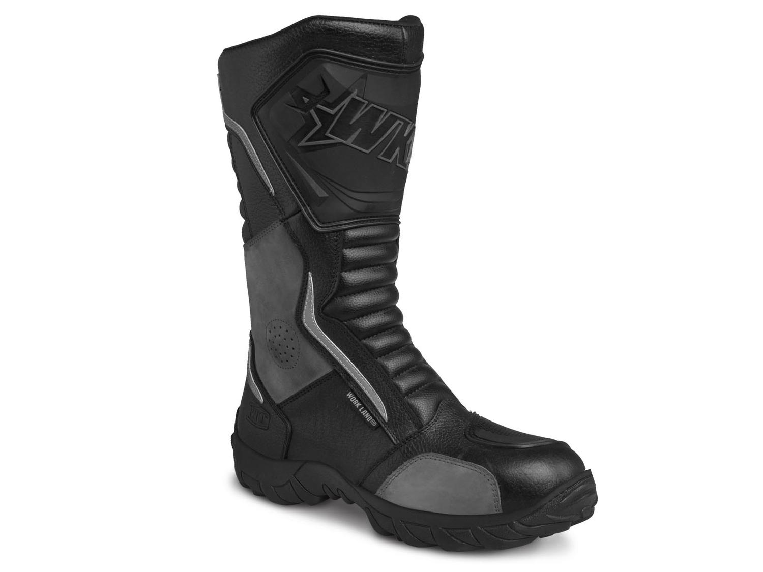 Botas Hombre Moto Biker Doble proposito Workland 76227 Gris — imagen 1