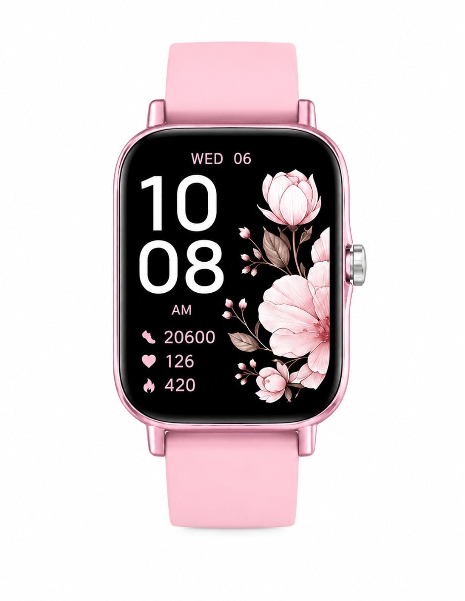 Set Audífonos In-Ear audífonos l42 rosa con smartwatch futurem fm13 rosa inalámbrica con cancelación de ruido — imagen 9