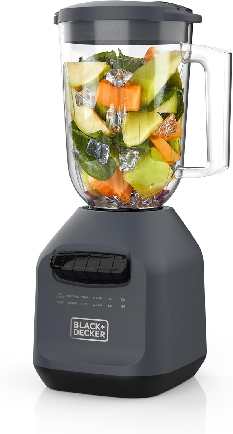Licuadora Black+Decker BL2209GBB-LA PerfectPour 56 oz 8 Vel Gris Vaso Vidrio — imagen 1