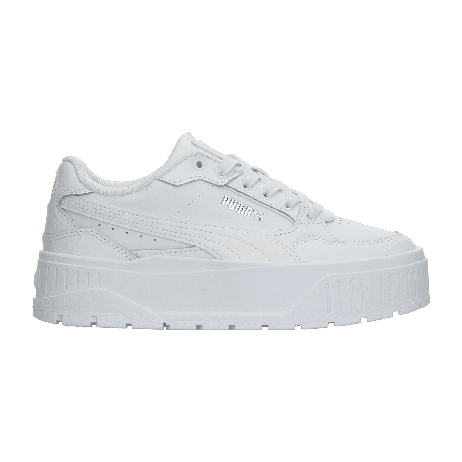 Tenis Puma Karmen II Idol Dama Blanco Deportivo Escolar Plataforma Cintas Ajustables Mujer — imagen 2