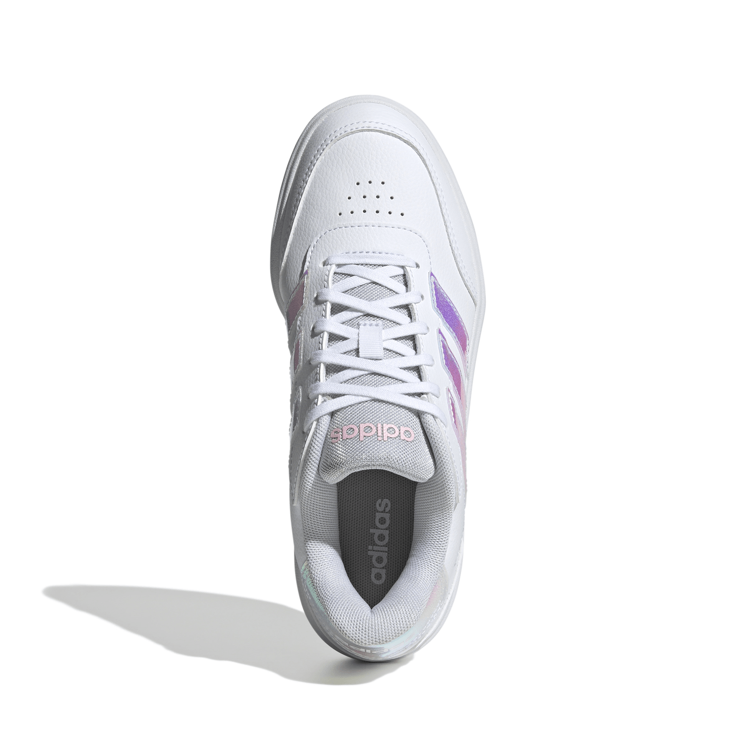 Tenis Mujer Adidas Courtblock Bold Blanco Casual Dama — imagen 8
