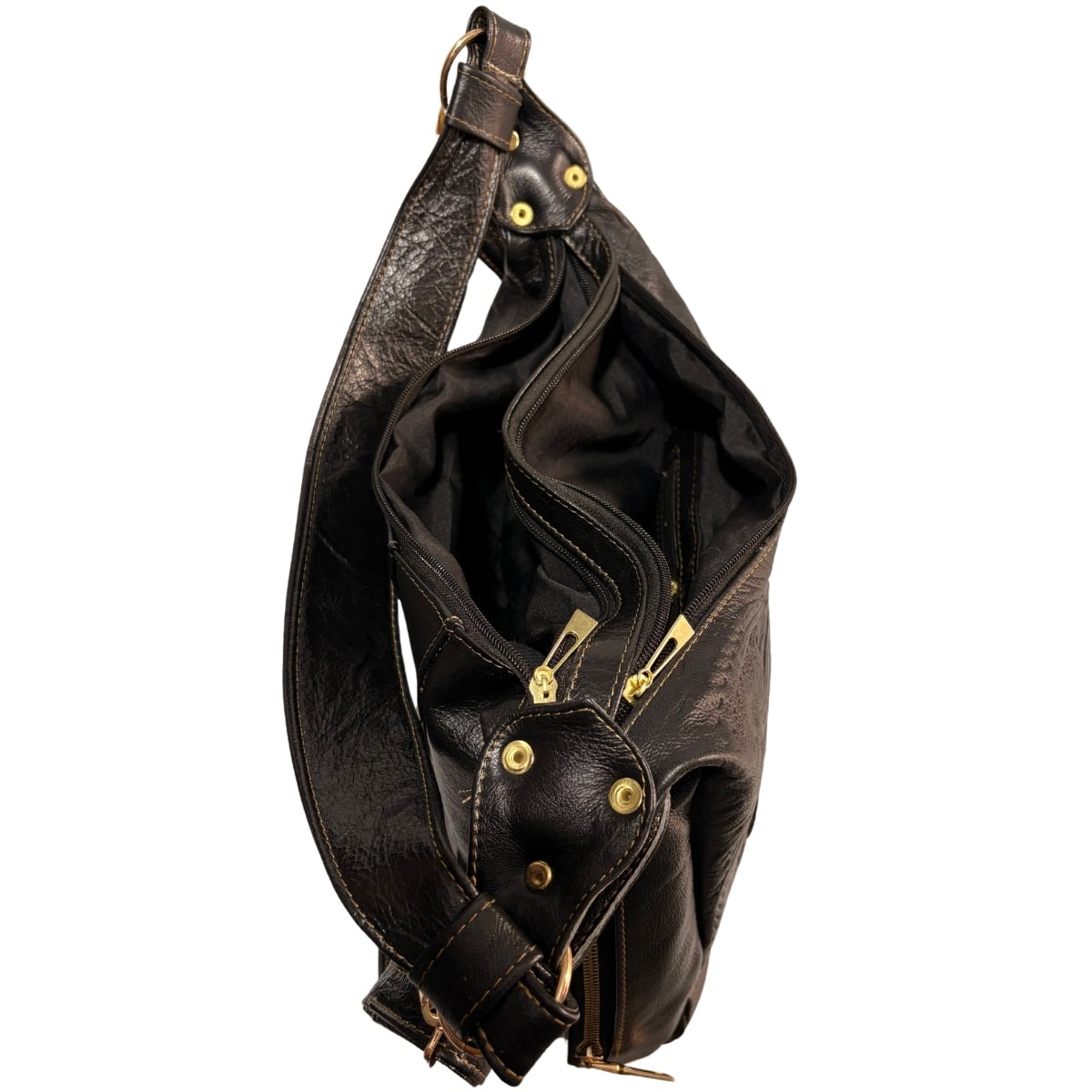 Bolsa De Piel Original Suave Grande Para Mujer Jf72 — imagen 10