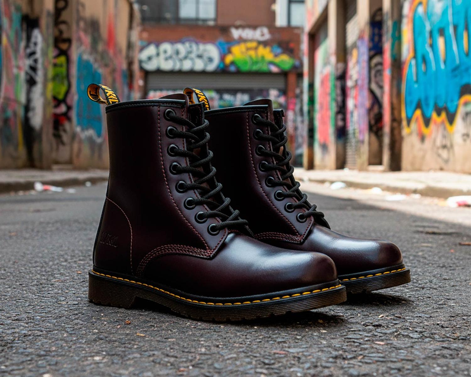Bota Casual Hombre Workland 71300 Vino — imagen 10