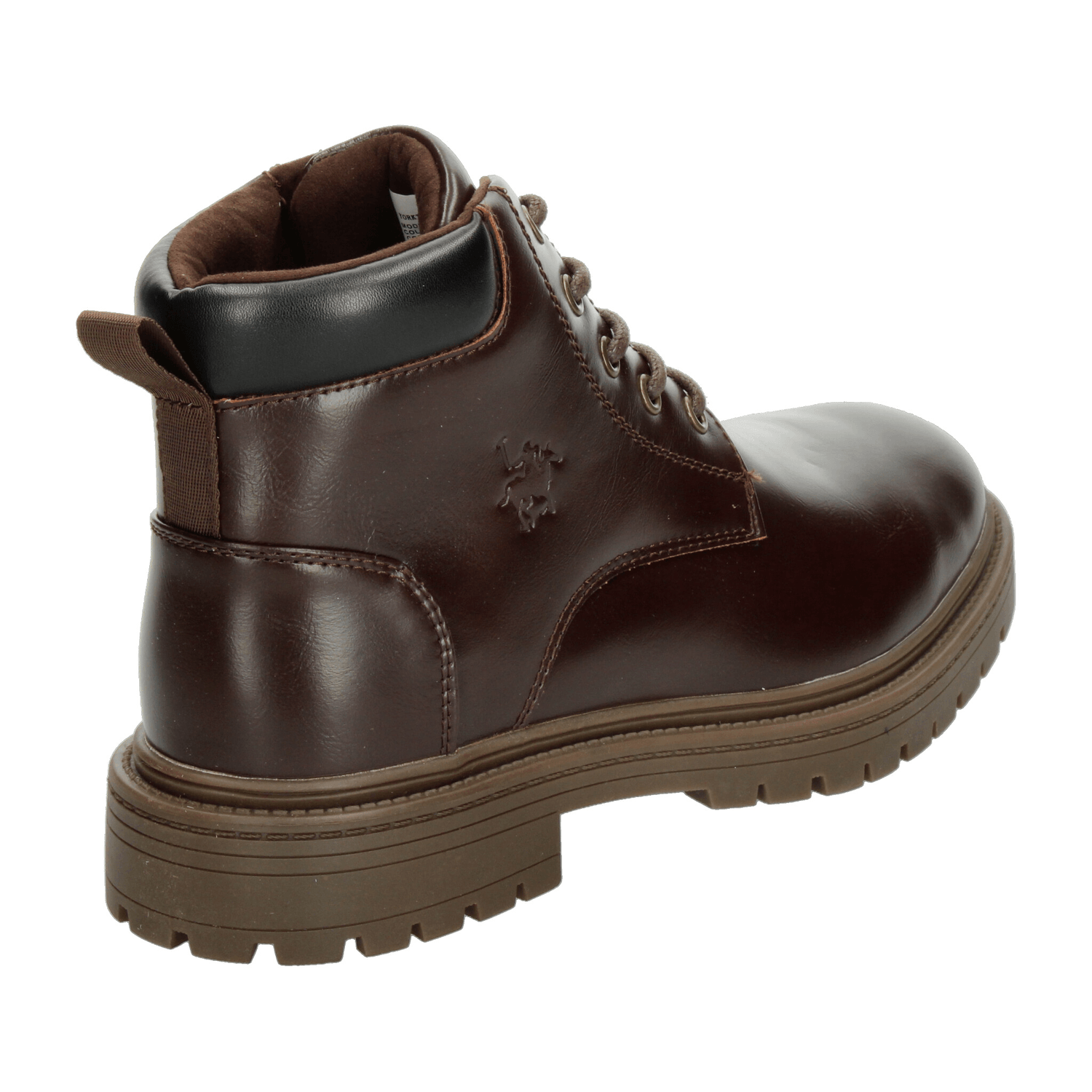 Bota Polo Hombre Casual Cintas Cómodo Café Caballero — imagen 3
