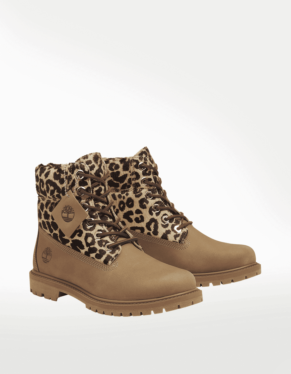 Tenis Timberland 6 Inch Lace Up Boot Beige - Mujer — imagen 6