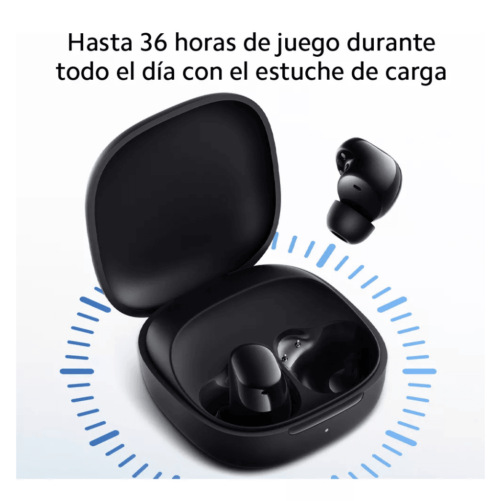 Audifonos Xiaomi redmi buds 6 play bluetooth 36 horas de autonomia, largo alcance Negro — imagen 6