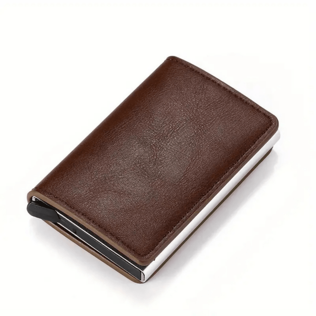 Cartera De Cuero De Pu Casual Con Estuche De Tarjetas — imagen 5