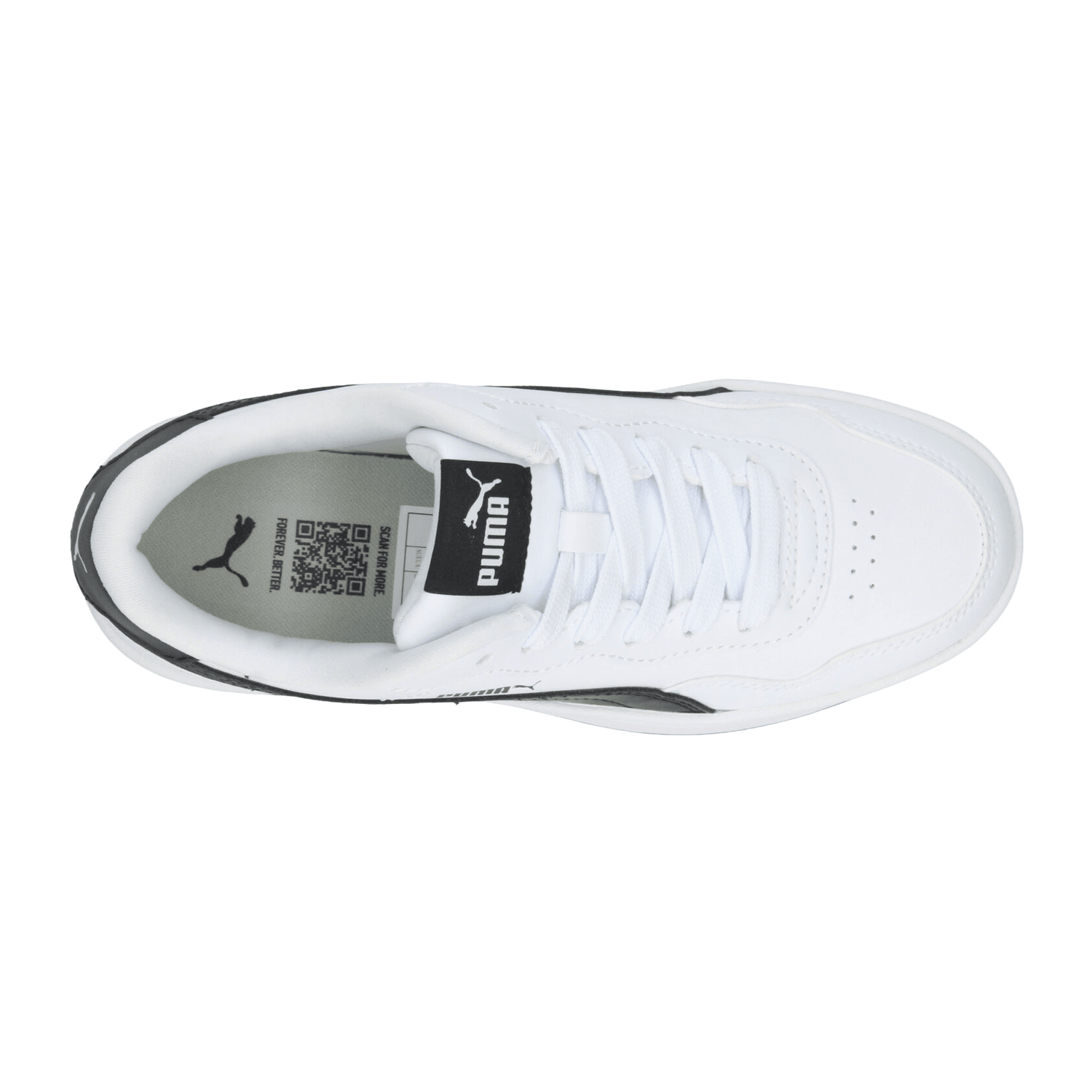 Tenis Dama Puma Court Lally Skye Blanco Casual Cintas Mujer — imagen 9