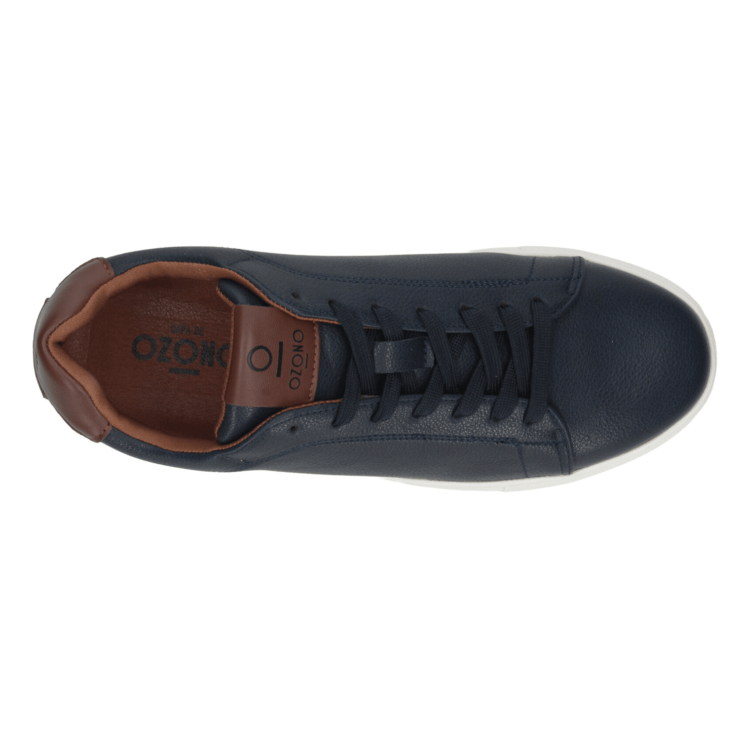 Tenis Ozono Hombre Azul Casual Cintas Cómodo Caballero — imagen 9