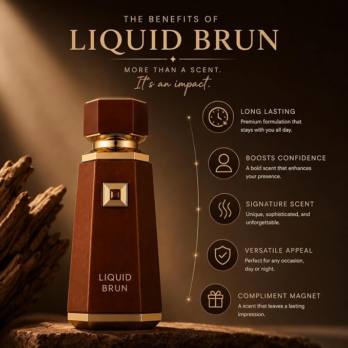 Perfume Árabe Liquid Brun Eau de Parfum 100ml — imagen 4