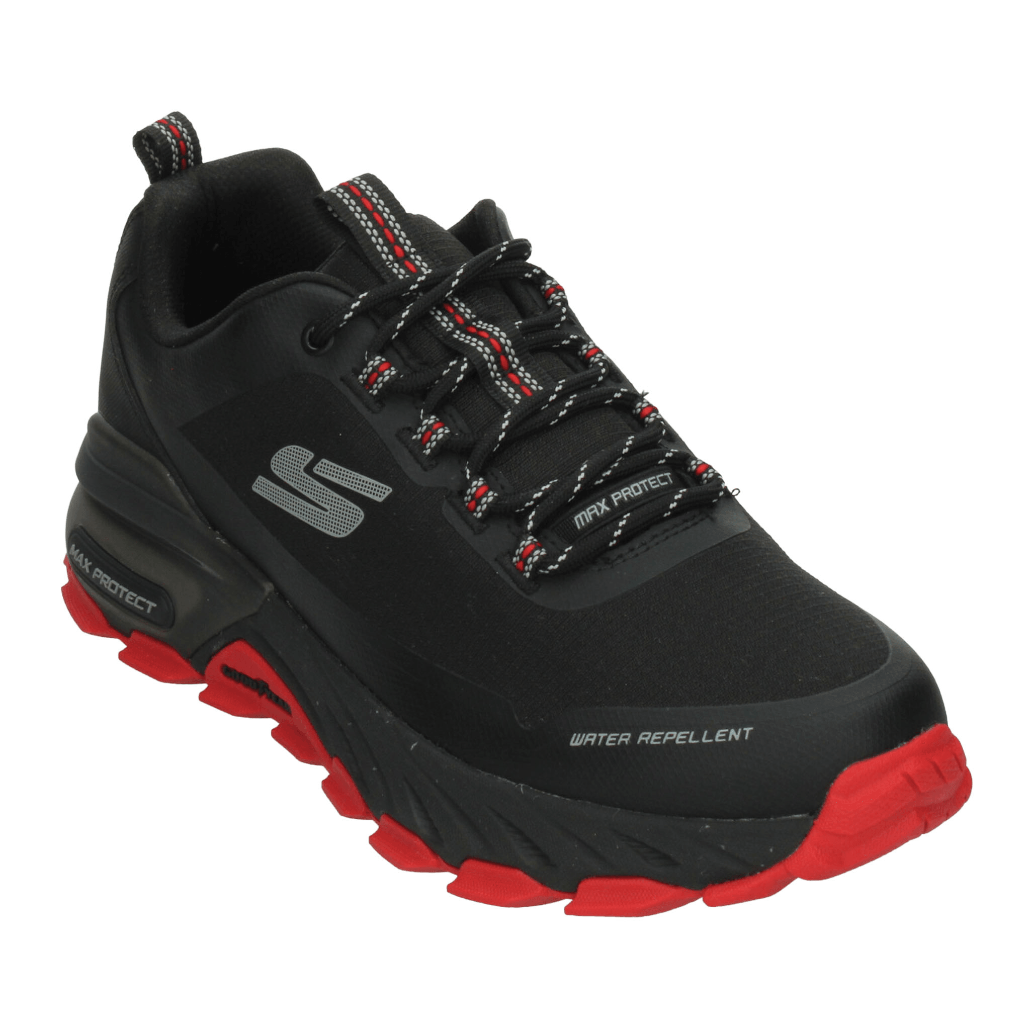 Tenis Skechers MAX Protect Promote Hombre Senderismo Negro Caballero — imagen 14