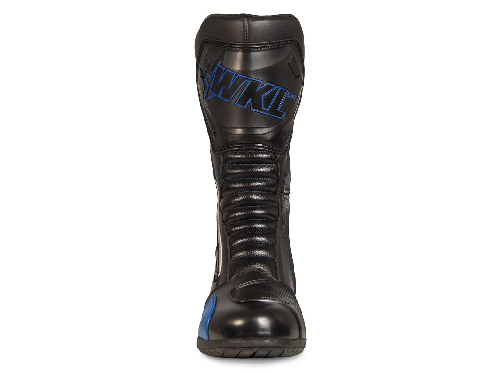 Botas hombre motociclista biker touring WKL 80020 Negro Azul — imagen 12
