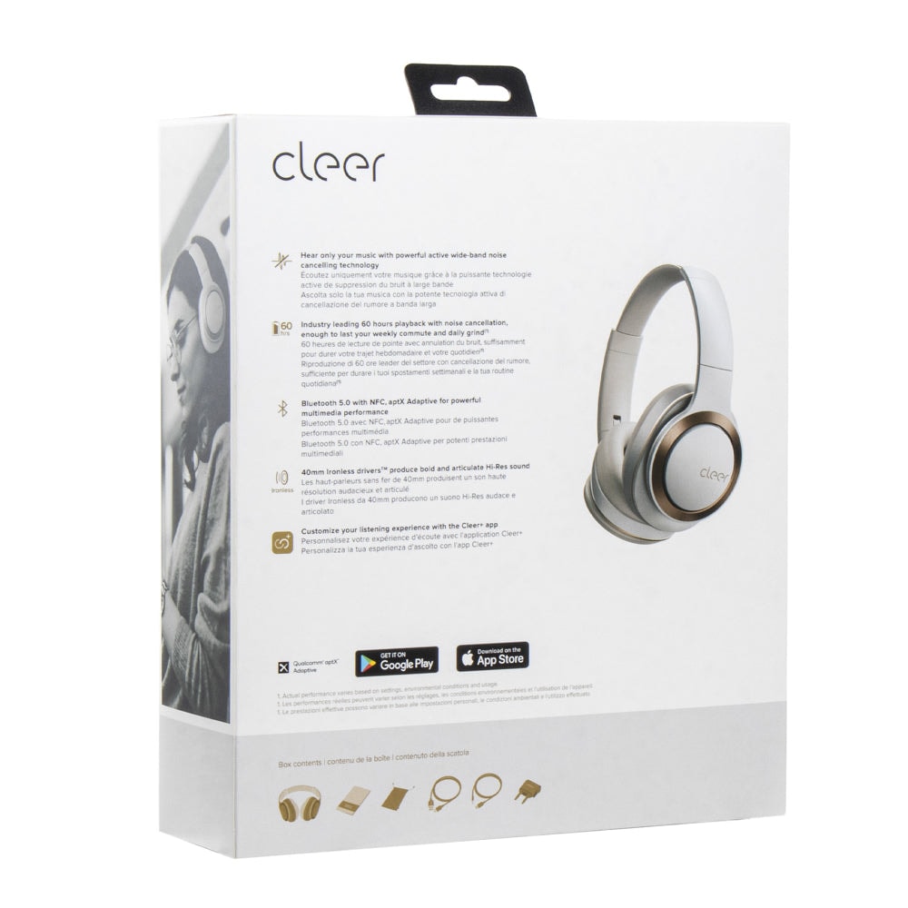 Audifonos Inalámbricos Over Ear Cleer Enduro STF ANC 60h Uso Blanco — imagen 12