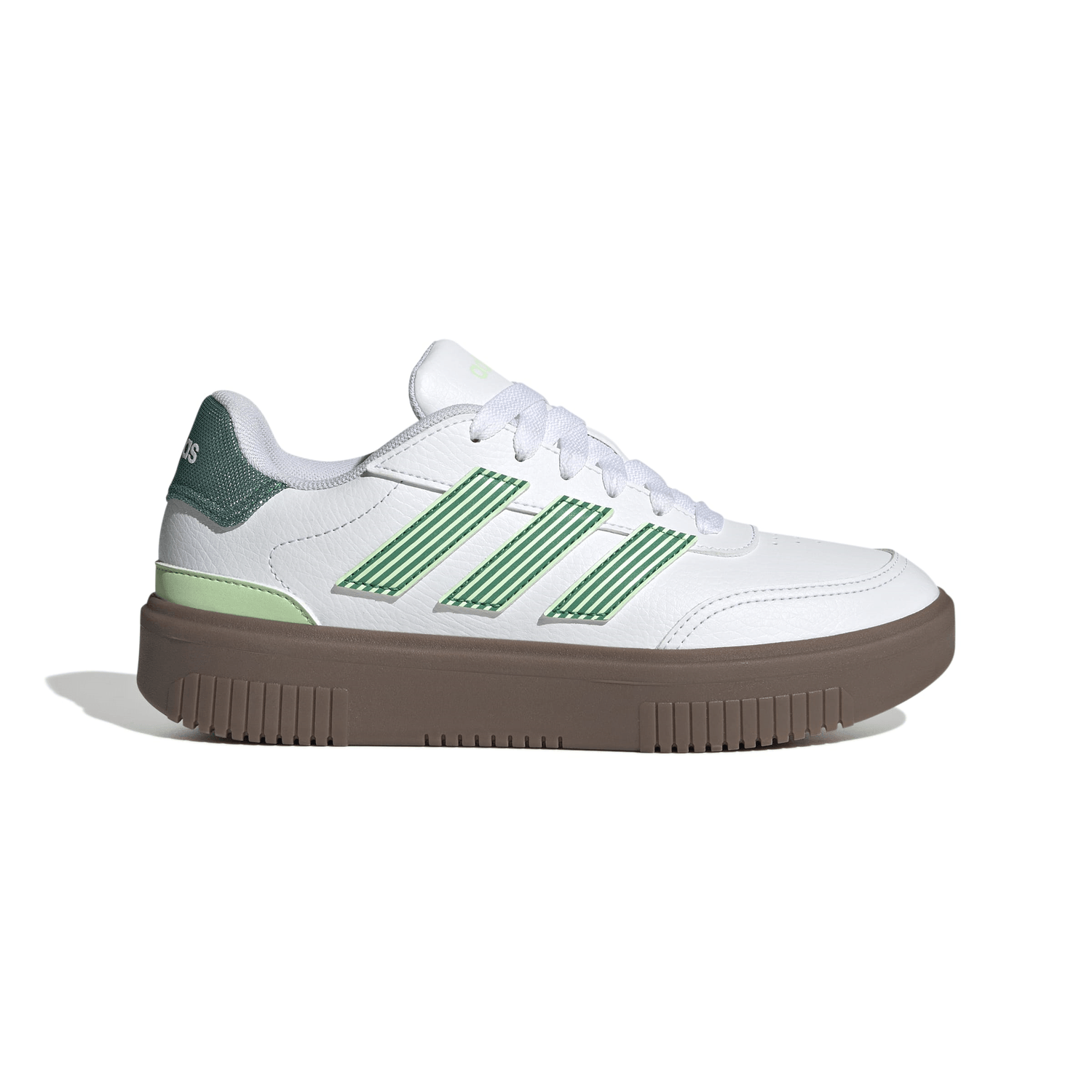 Tenis Dama Adidas Courtblock Blanco Casual Mujer — imagen 2
