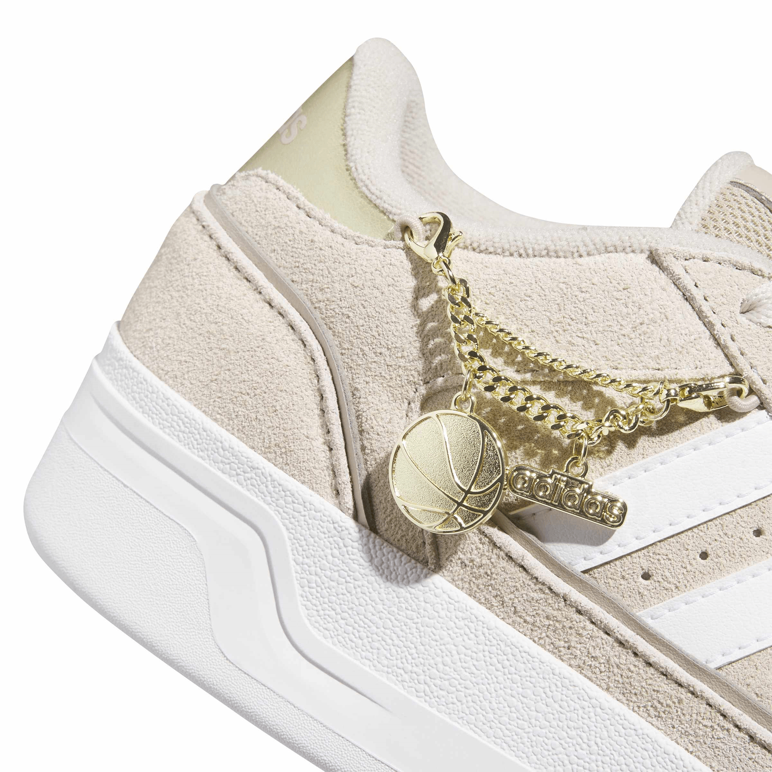 Tenis Dama Adidas Break Start Bold W Beige Casual Mujer — imagen 6