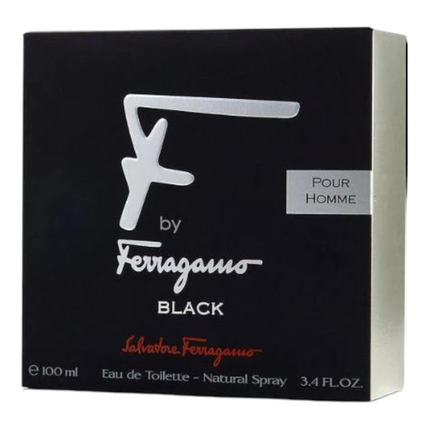 SALVATORE FERRAGAMO F BLACK POUR HOMME EDT 100 ML — imagen 2
