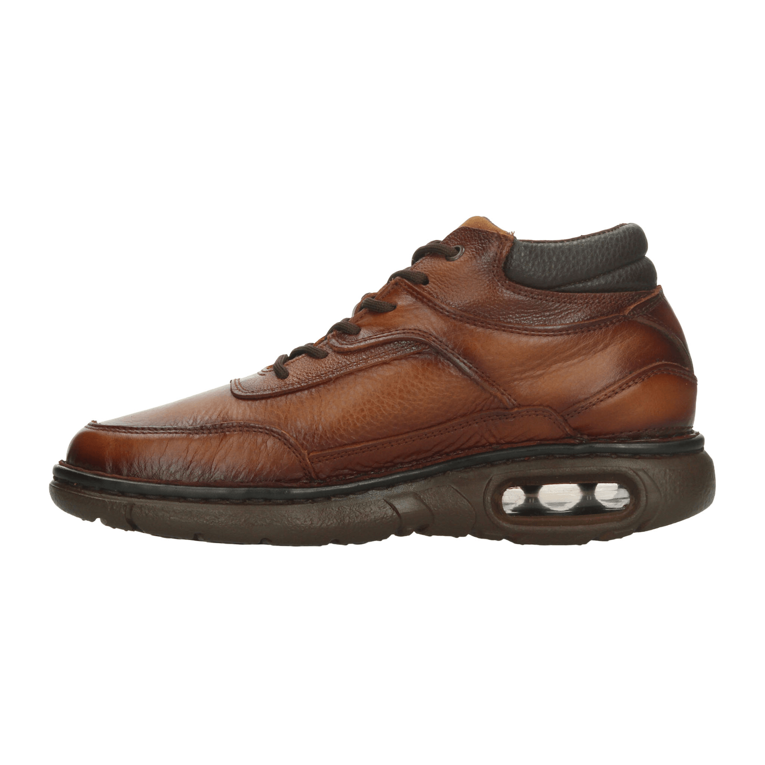 Bota Lobo Solo Hombre Café Casual Cómodas Caballero — imagen 6