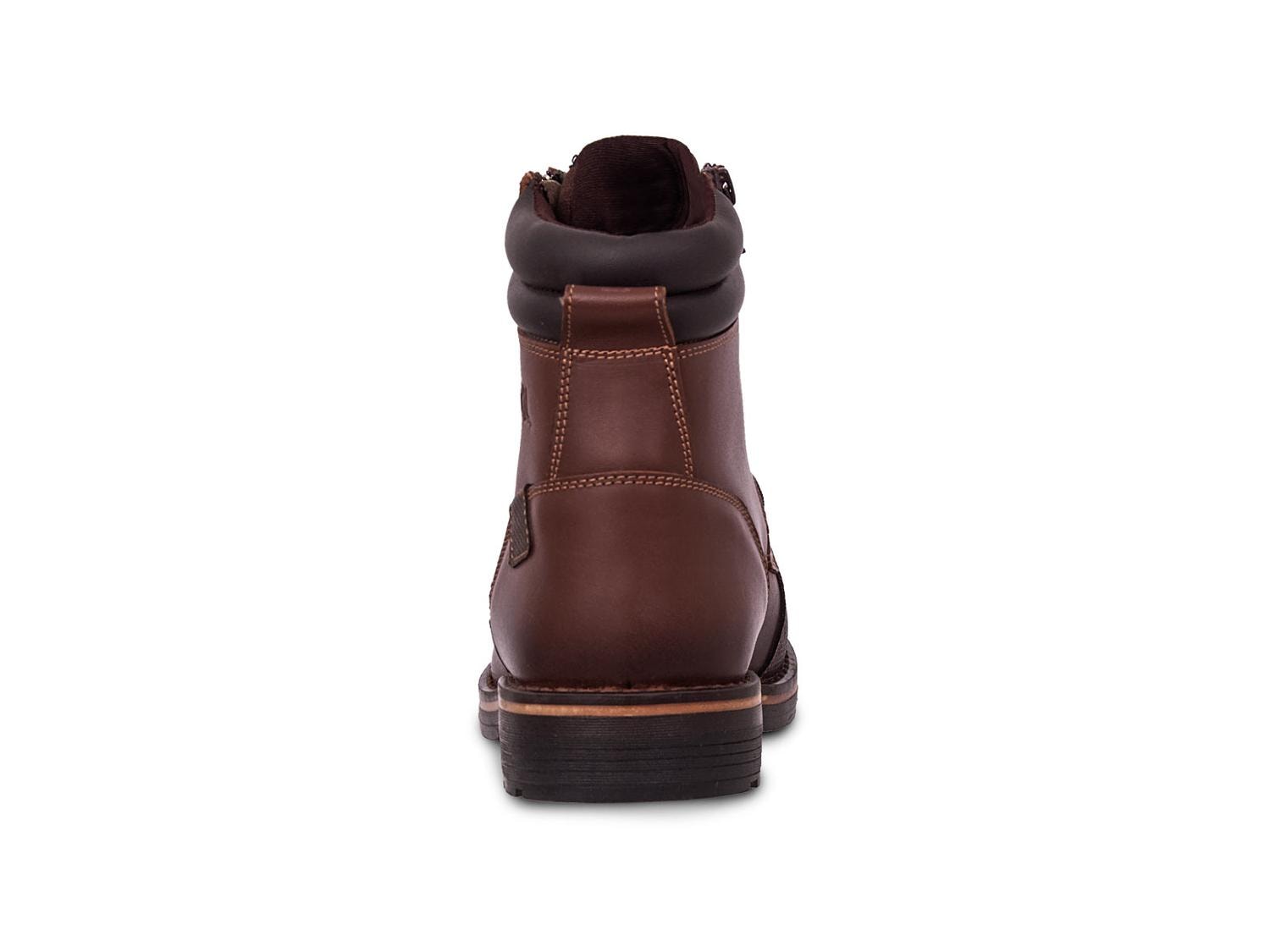 Bota Hombre Moto Biker Casual Workland 89502 Cogñac Cloud — imagen 6