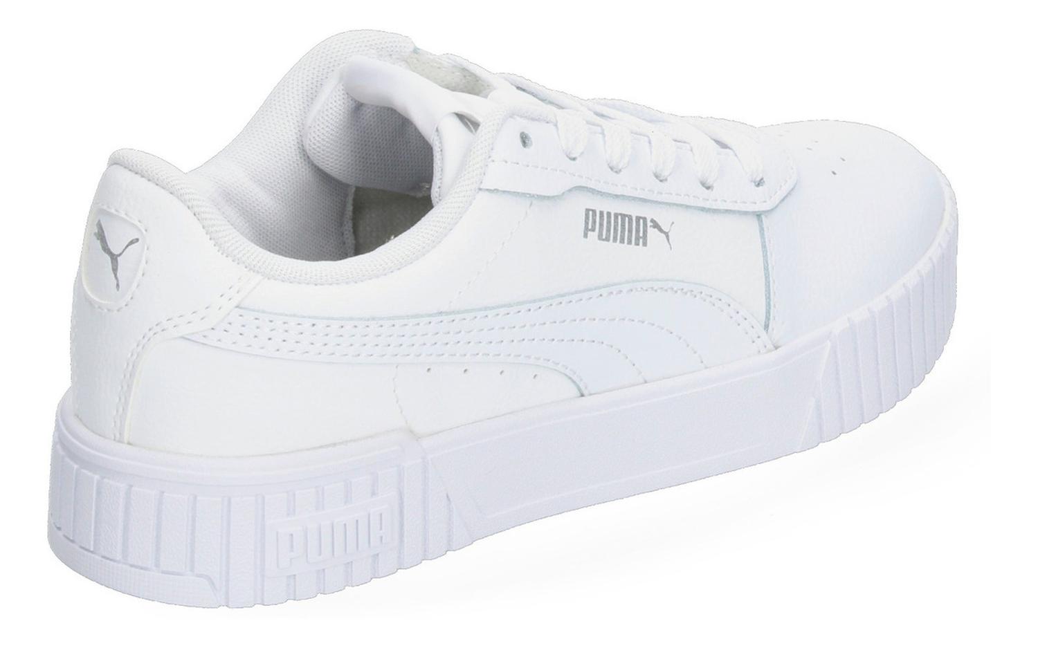 Tenis Dama Puma Carina 2.0 Blanco Casual Mujer — imagen 5