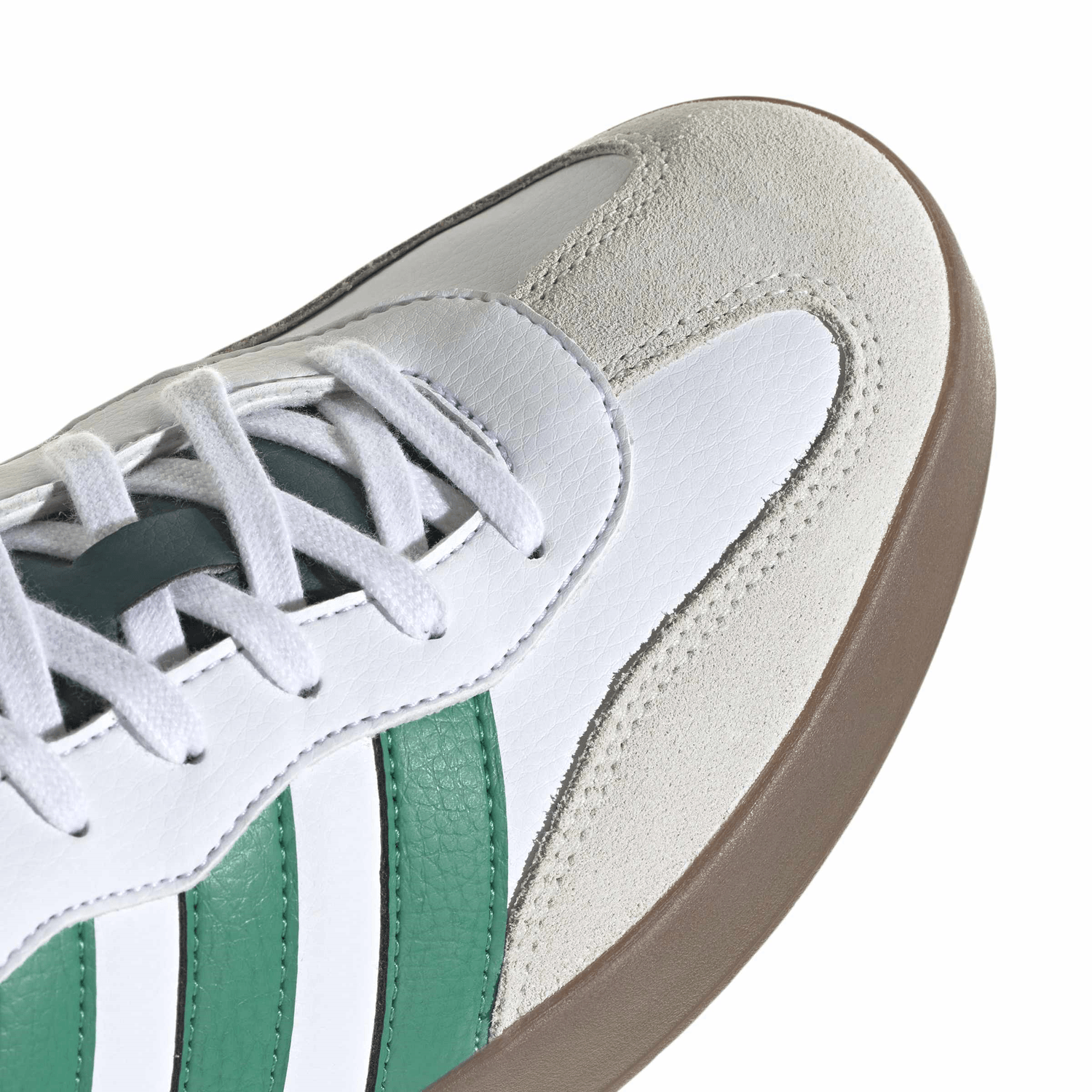 Tenis Adidas Barreda Hombre Casual Blanco Verde Caballero — imagen 6
