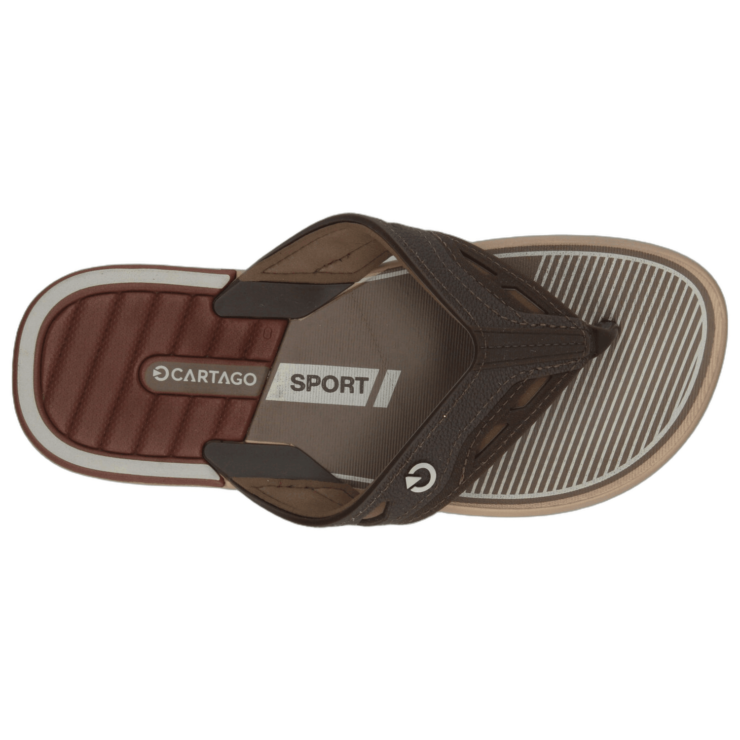 Sandalias Cartago Hombre Café Casual Para Caballero — imagen 9