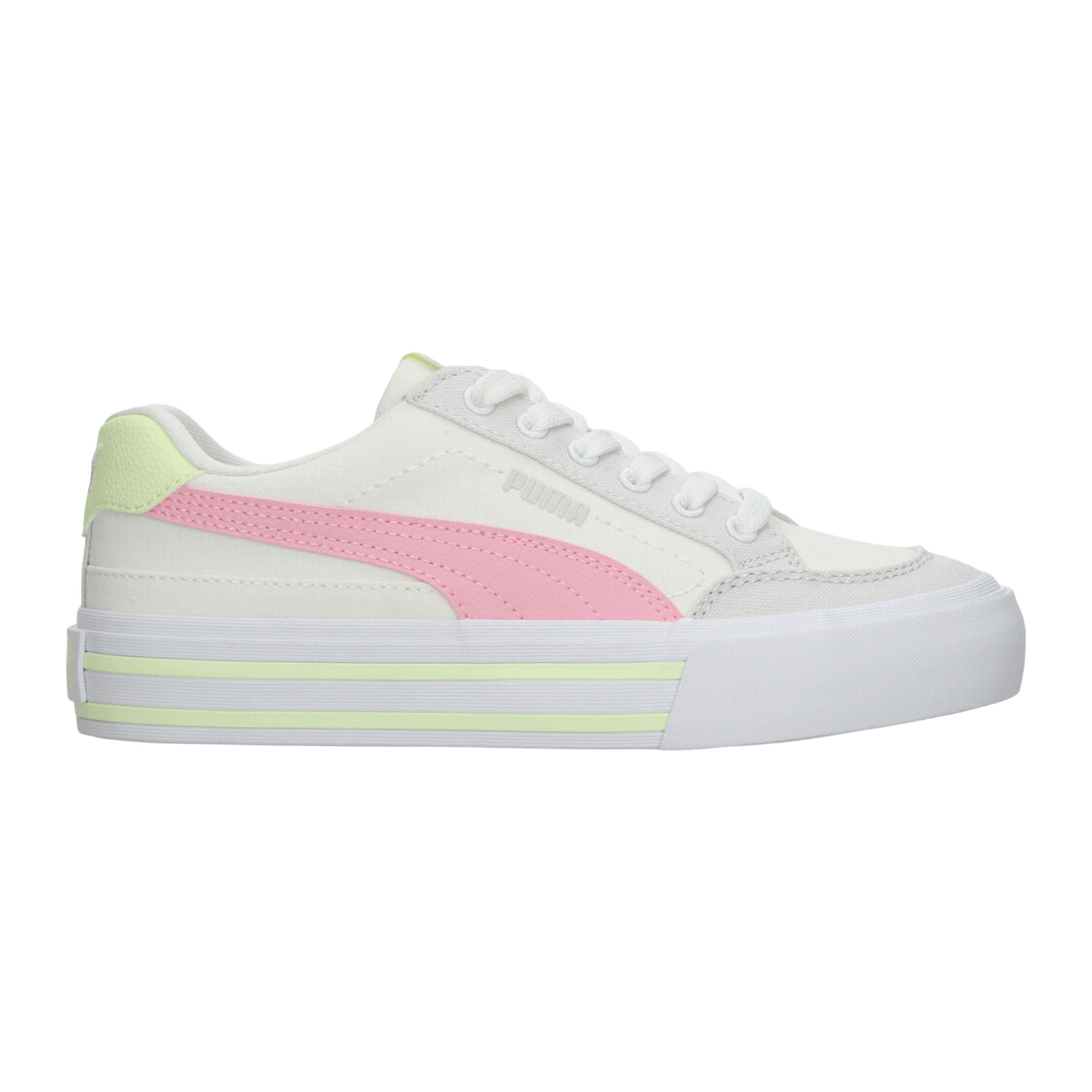 Tenis Puma Court Classic Niña Off White Casual Infantil T22-26 — imagen 2