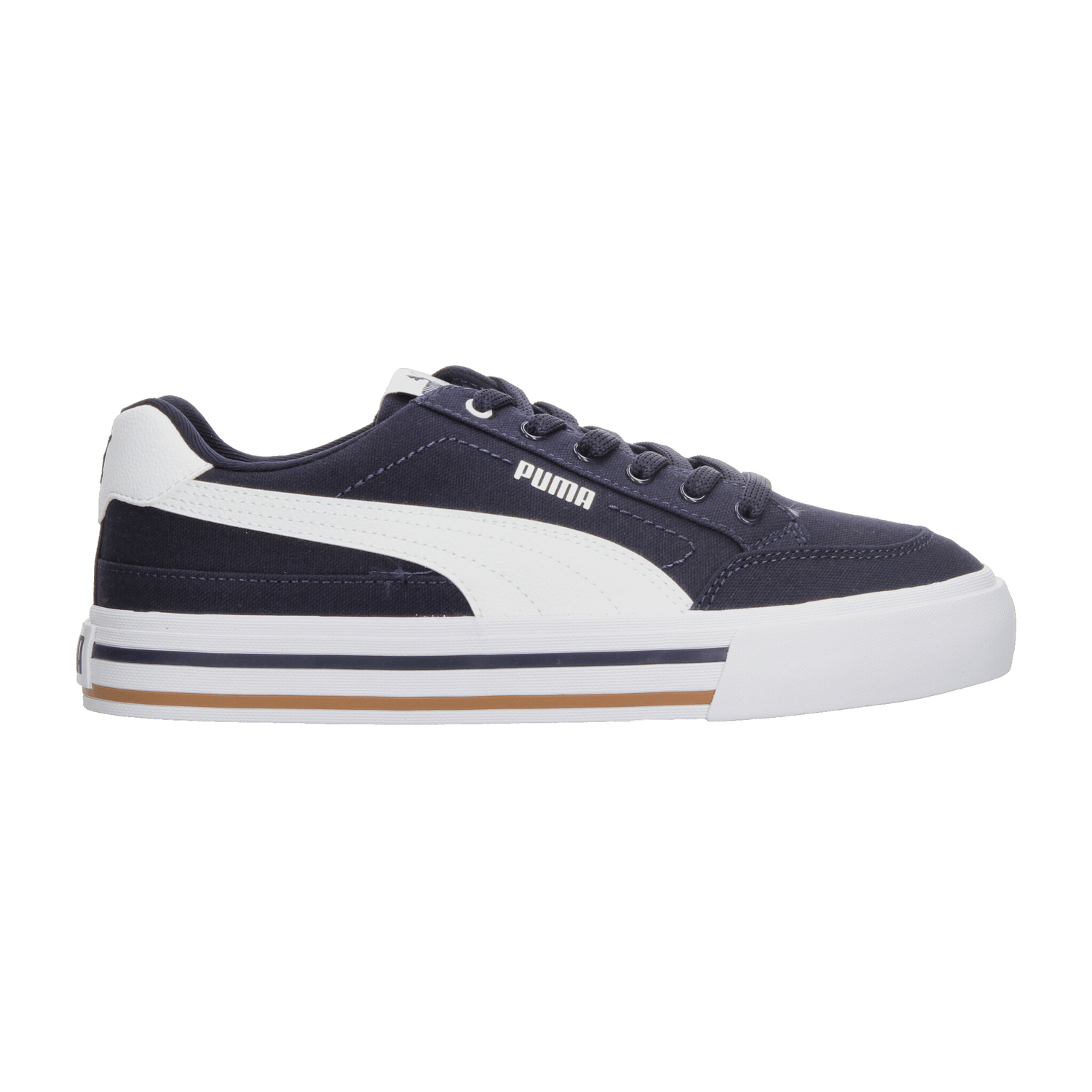 Tenis Puma Court Classic Vulc Hombre Azul Casual Caballero — imagen 2