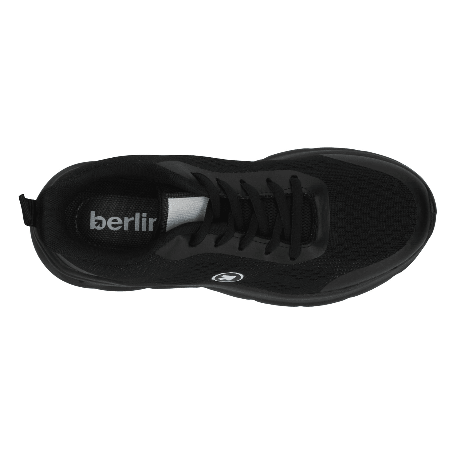 Tenis Berlin Dama Deportivo Cintas Cómodo Negro Mujer — imagen 8