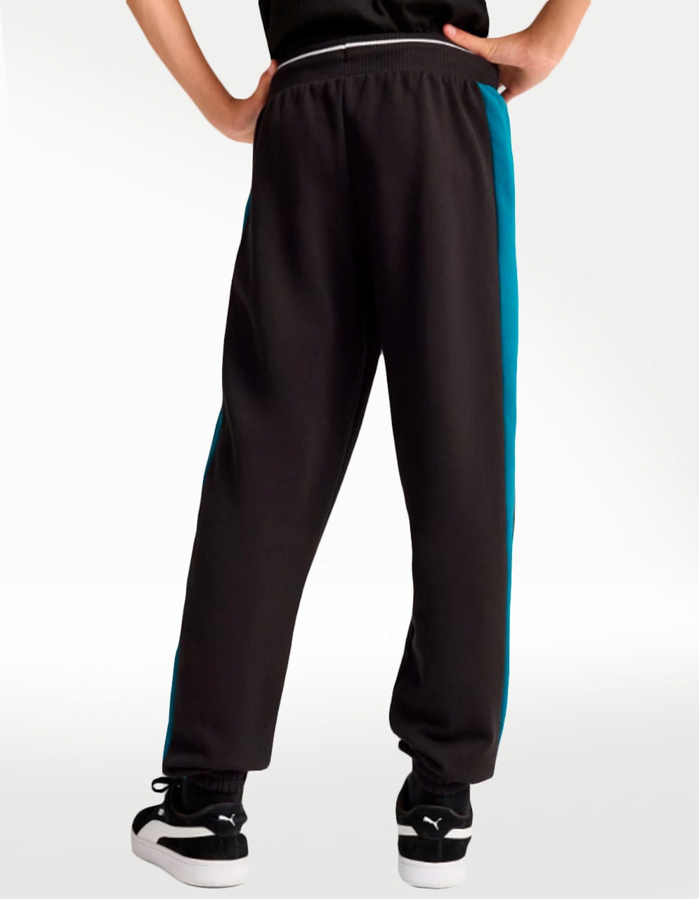Pants Puma T7 Play.Paris Negro - Niño — imagen 3