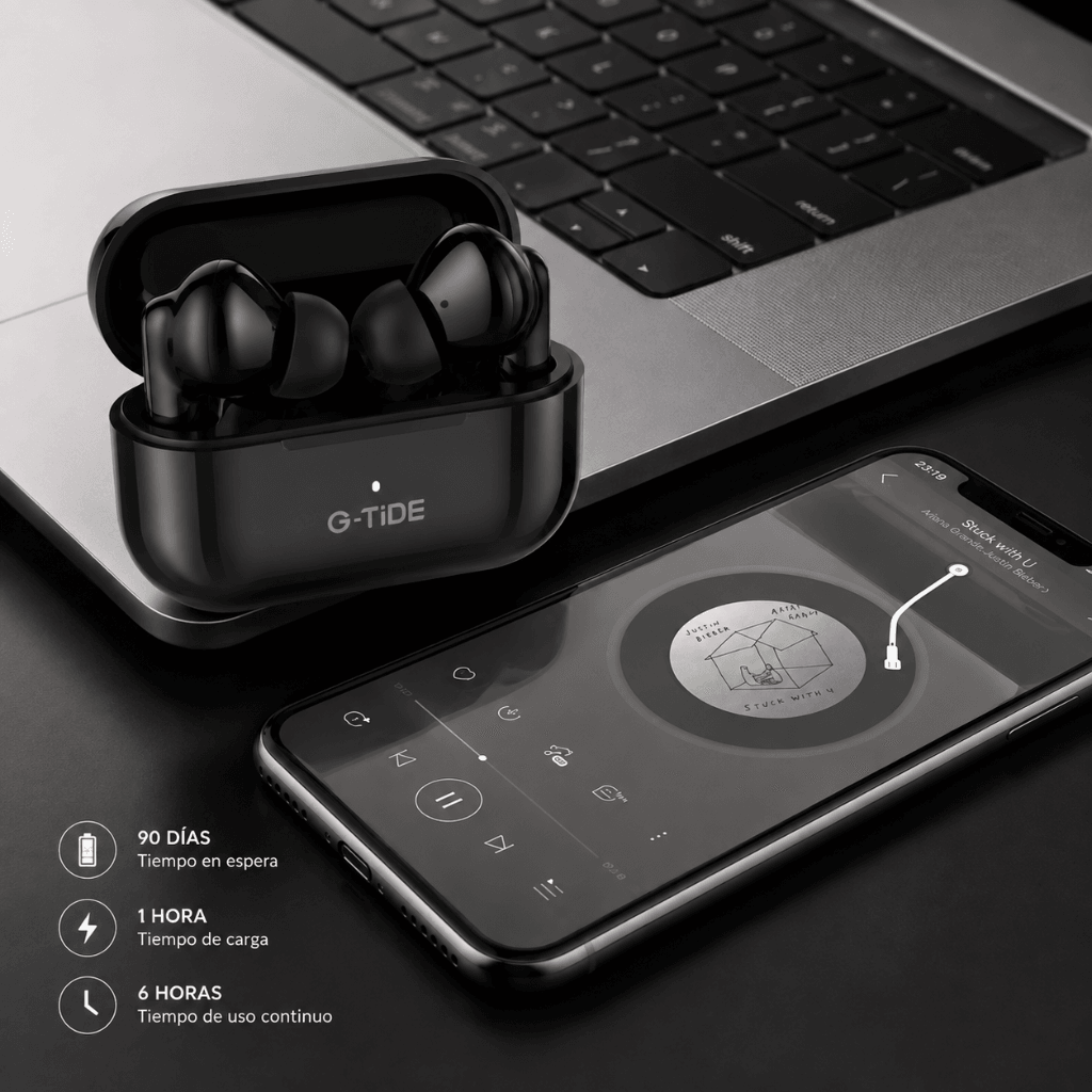 SMARTWATCH XIAOMI REDMI WATCH 6 ACTIVE (ORANGE) + BOCINA G-TIDE SV30 + AUDIFONOS G-TIDE L22 (NEGRO) — imagen 11