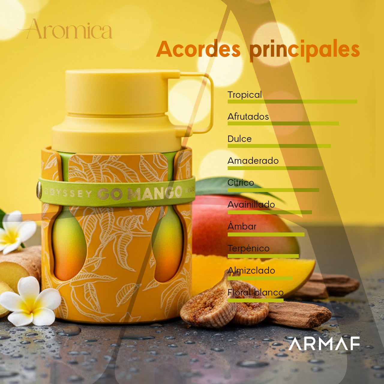 Perfume Árabe Go Mango Odyssey Eau de Parfum 100ml. — imagen 4