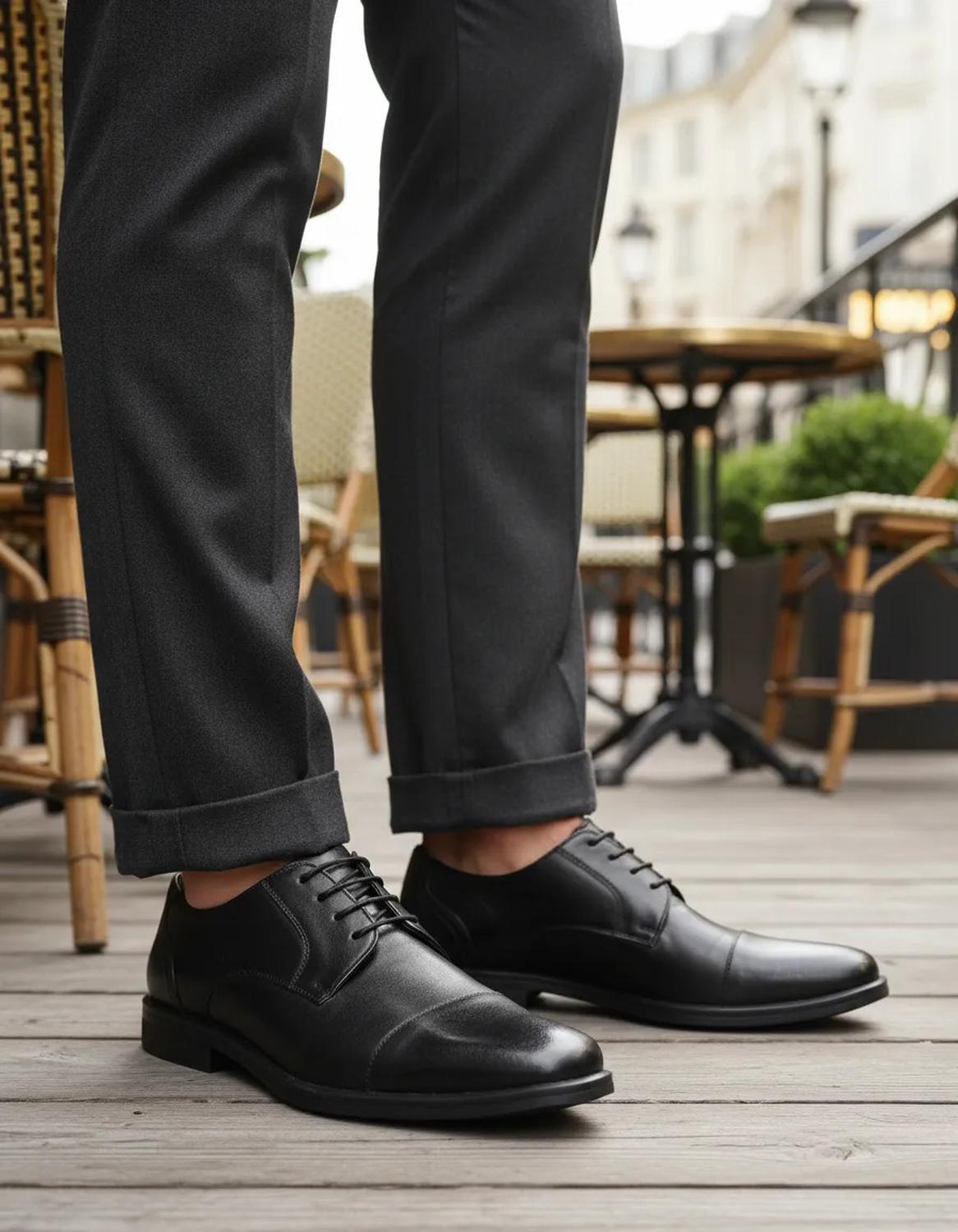 Zapato Flexi Derby 989885 para Hombre Negro — imagen 1