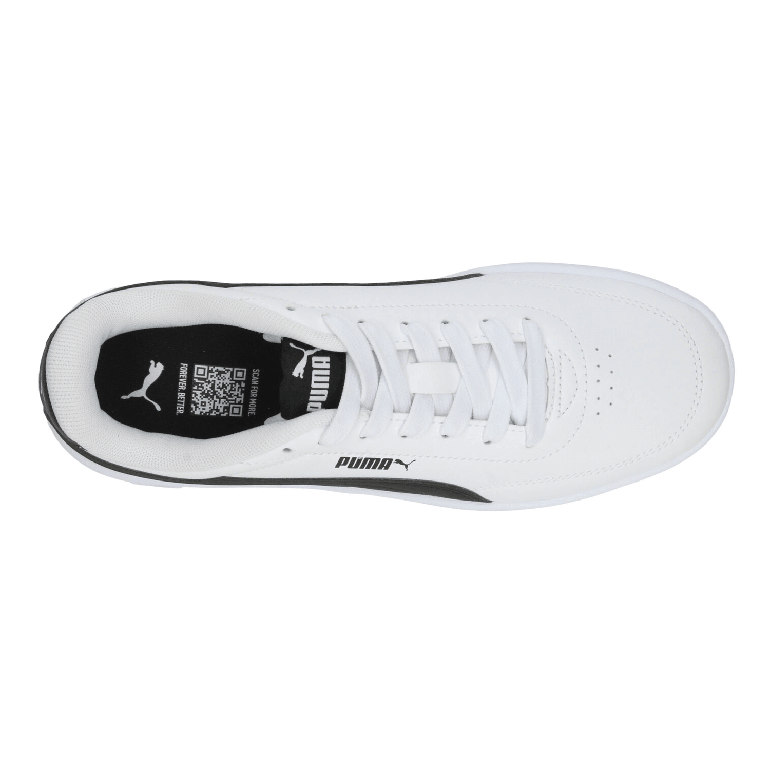 Tenis Puma Court Classic Clean Hombre Casual Negro Caballero — imagen 8