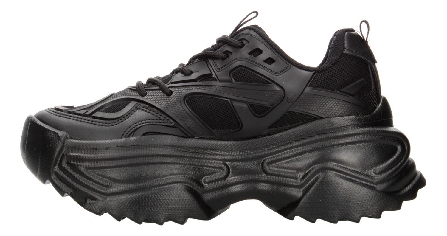 Tenis Ten Colours Dama Casual Plataforma Negro Mujer — imagen 5