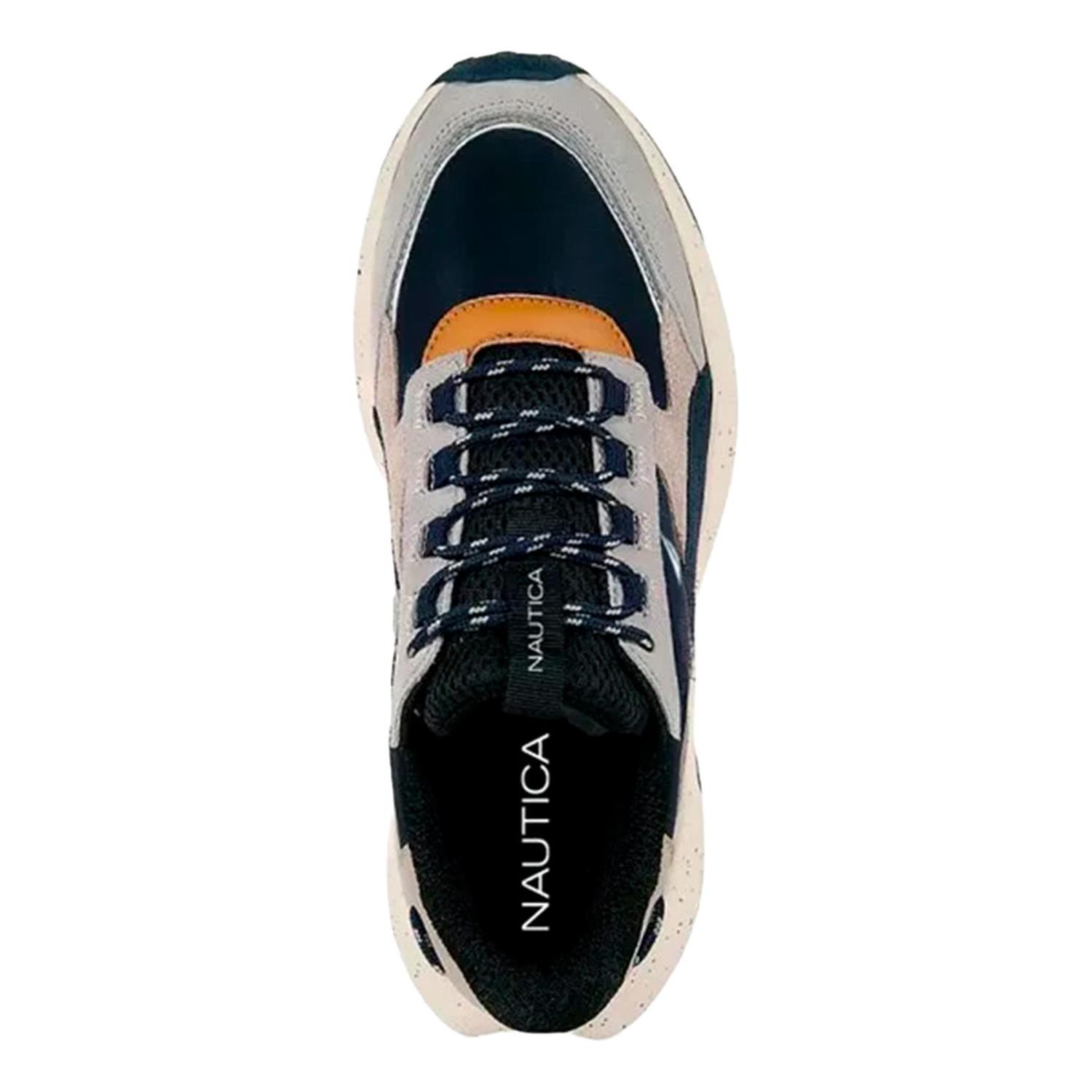 TENIS CABALLERO NAUTICA SPORT RETRO SUELA MOTEADA 1276543 — imagen 3