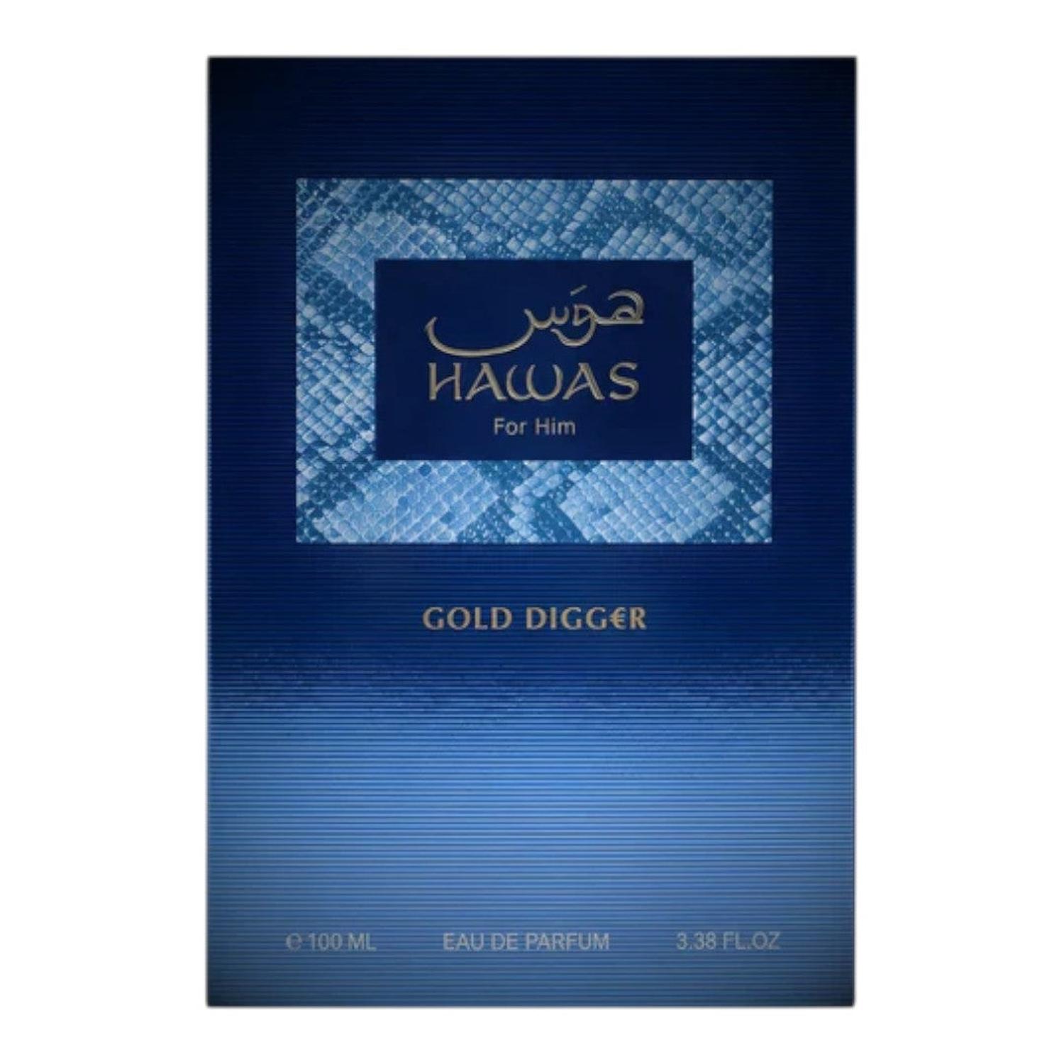 RASASI HAWAS GOLD DIGGER FOR HIM EDP 100 ML — imagen 2