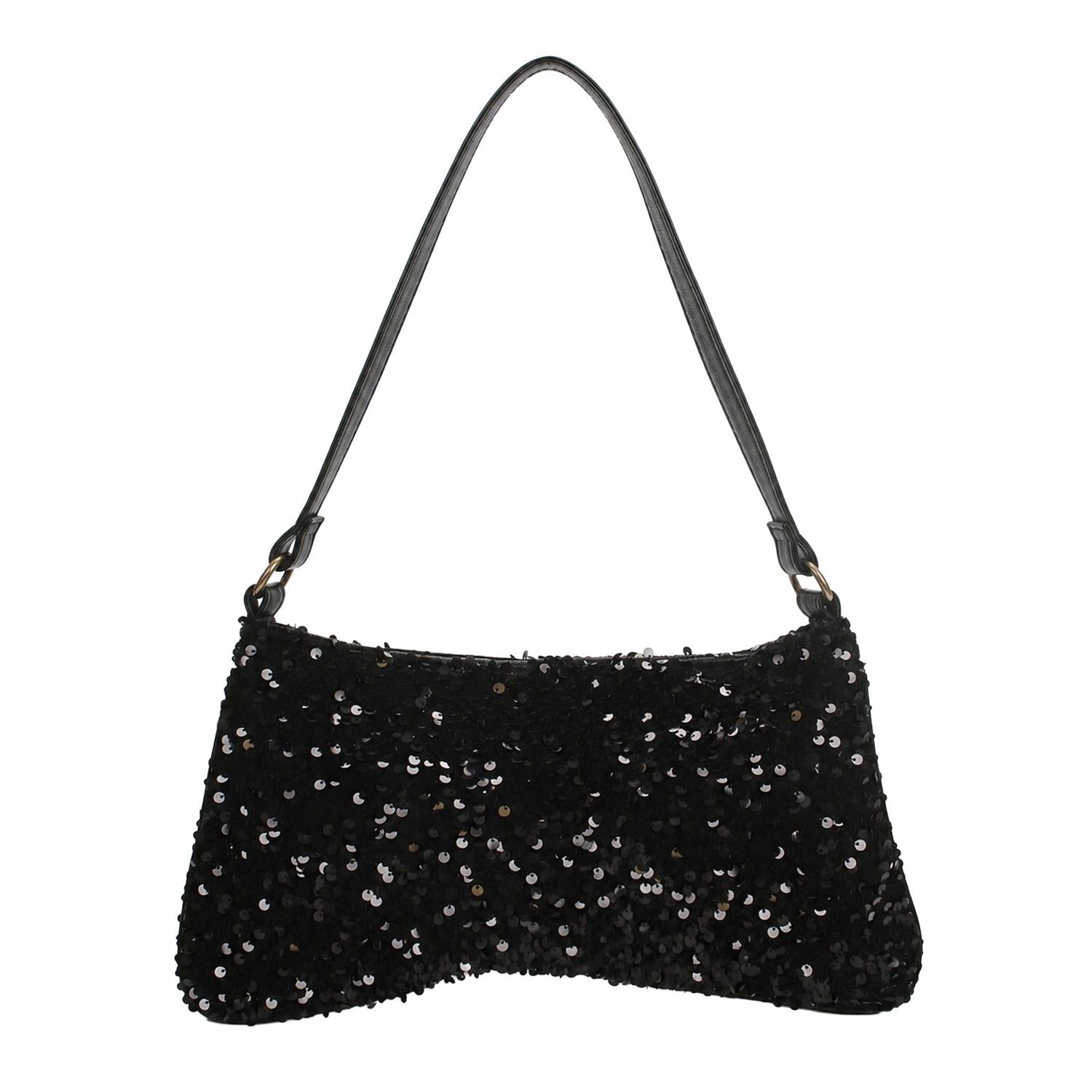 Bolsa Dama Felianna Negro Fiesta Mujer — imagen 2