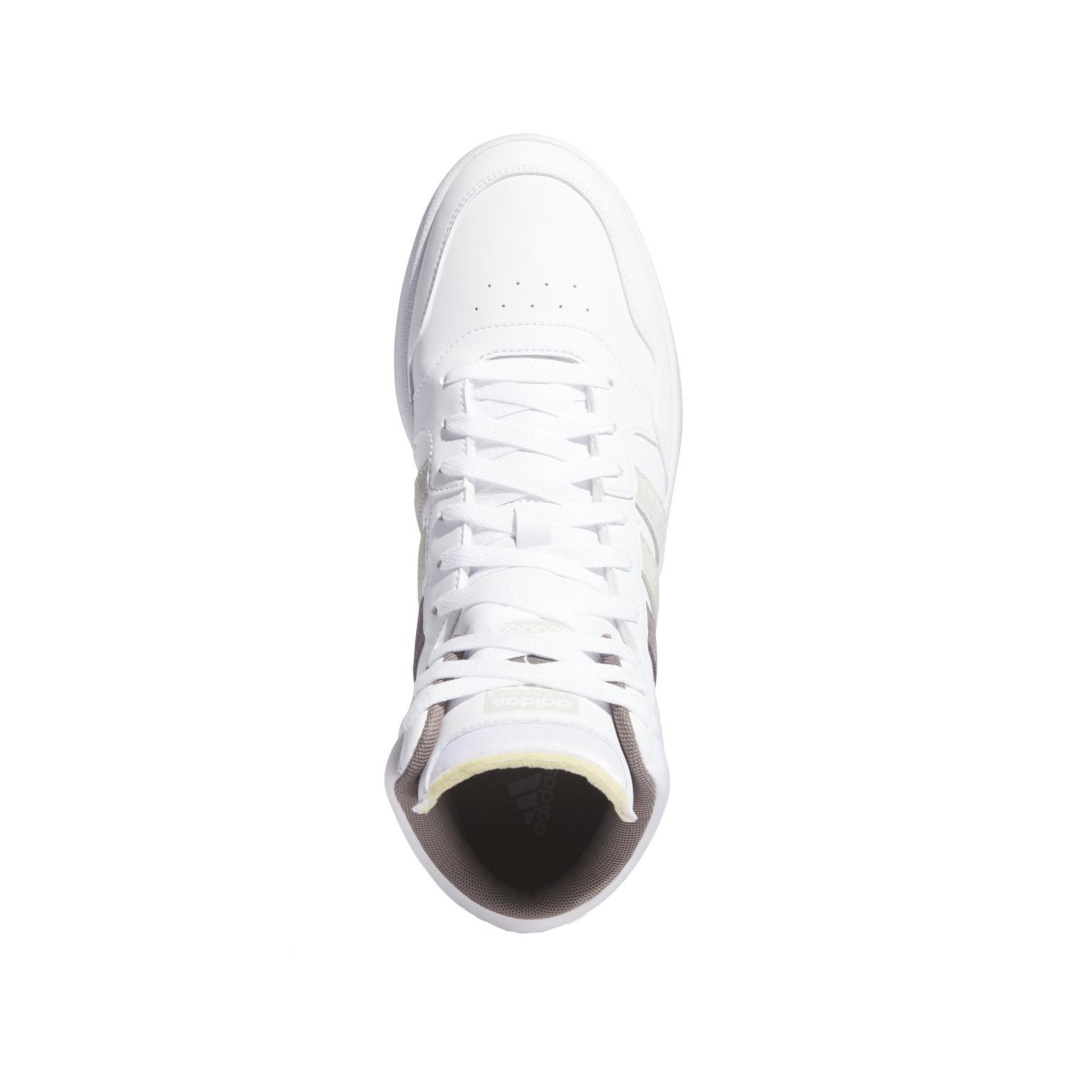 Tenis Adidas Hoop 3.0 Mid Hombre Casual Blanco Caballero — imagen 7