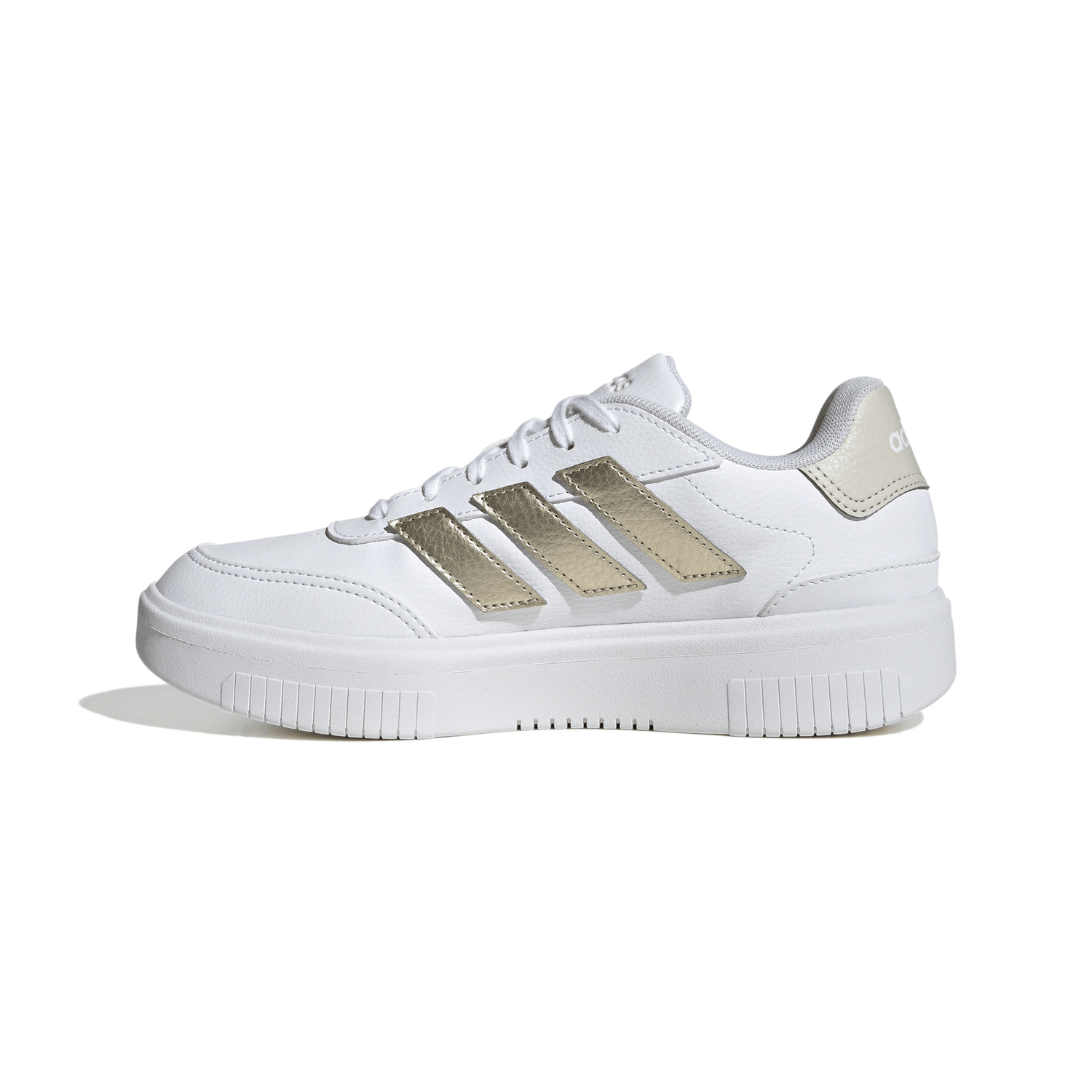 Tenis Adidas Courtblock Bold Dama Casual Blanco Mujer — imagen 4