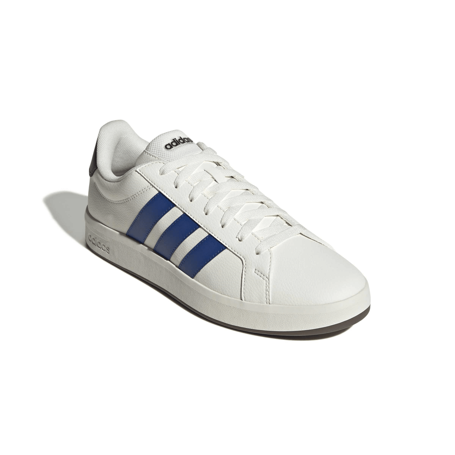 Tenis Adidas Grand Court Base 3.0 Hombre Blanco Casual Cinta Caballero — imagen 4