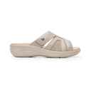 Sandalias Flexi Dama Casual Beige Mujer
