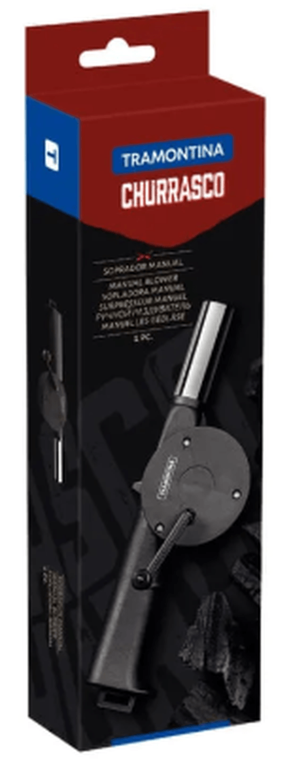 Soplador Carbón Tramontina 25cm 95g Acero Inox — imagen 2