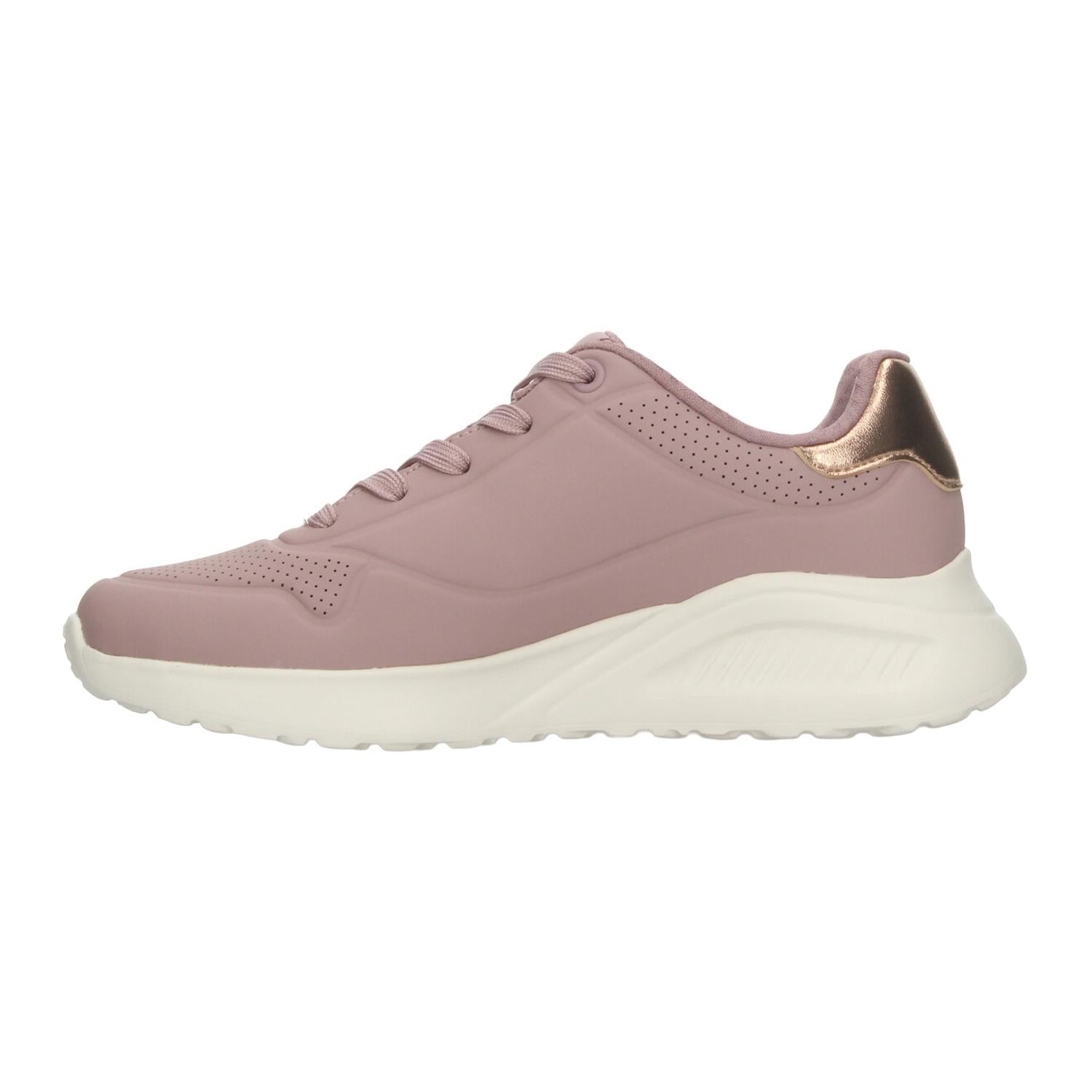 Tenis Skechers Uno Lite Dama Rosa Casual Para Mujer — imagen 6
