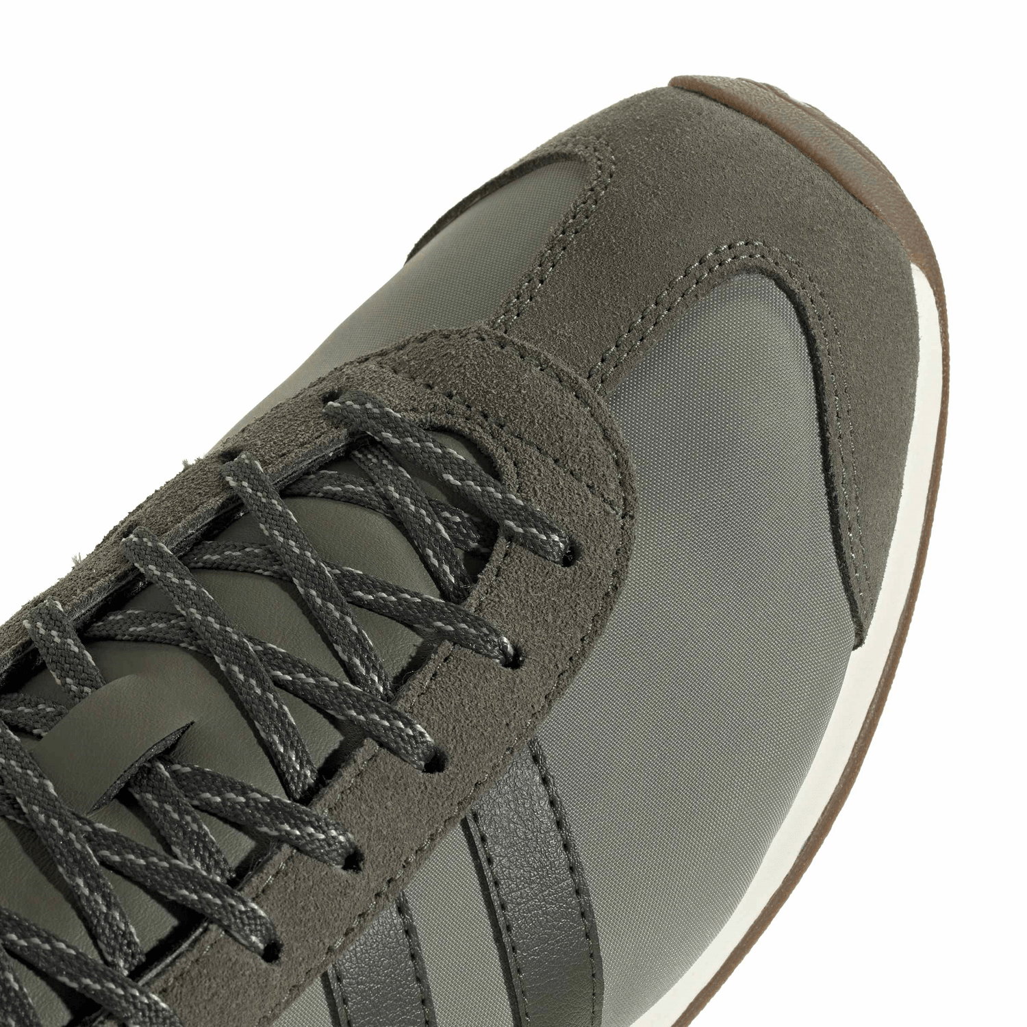 Tenis Adidas Runvista Hombre Verde Casual Cintas Caballero — imagen 6