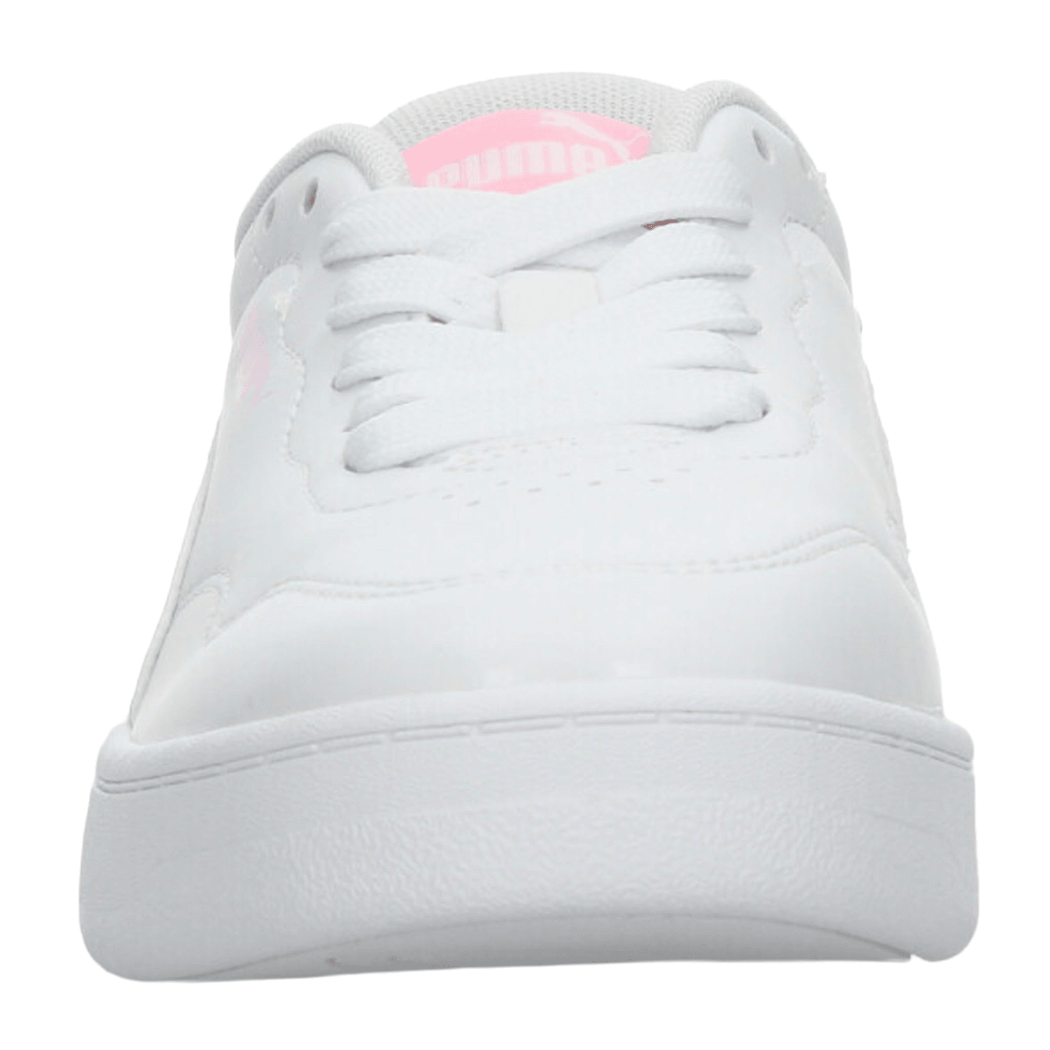 Tenis Puma Court Lally Dama Casual Blanco Rosa Mujer — imagen 6