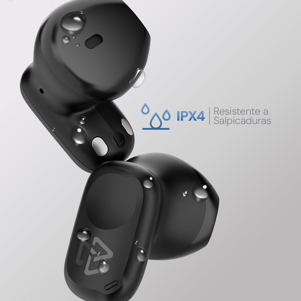 Audífonos Inalámbricos Tws Essential STF 40hrs Uso Protección IPX4 Negro — imagen 5