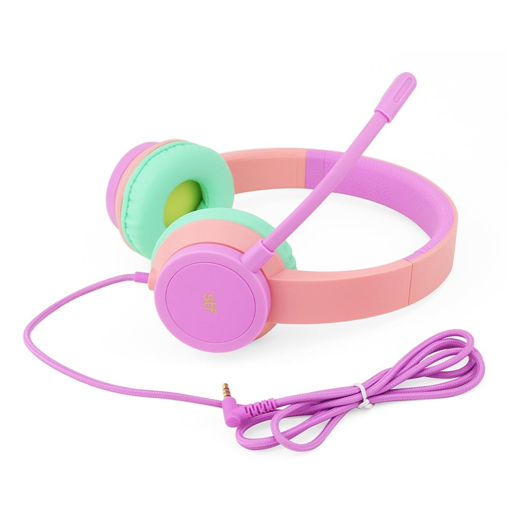 Audífono Alámbrico On-ear STF VIVA! Para computadora, Micrófono, Rosa — imagen 7