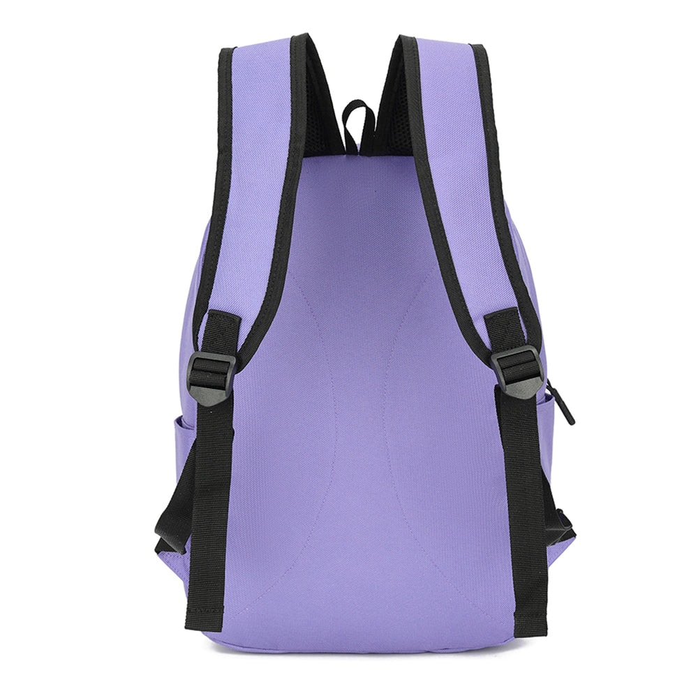 Mochila para laptop CoolCapital Lite Rainbow 15.6" pulgadas Morado — imagen 4
