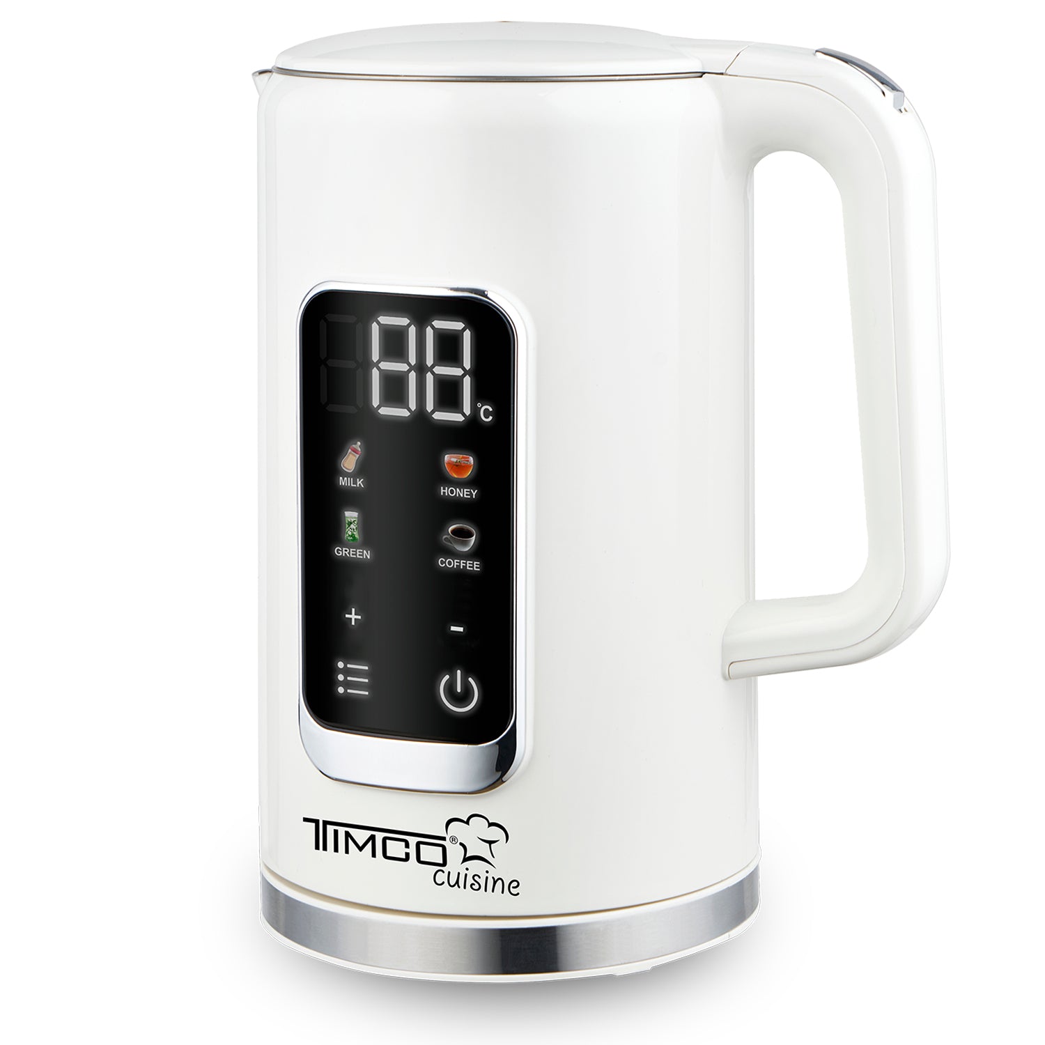 Tetera Electrica Digital con Control de Temperatura 1.7 L Jarra Eletrica para calentar agua Timco JE8723DB — imagen 2