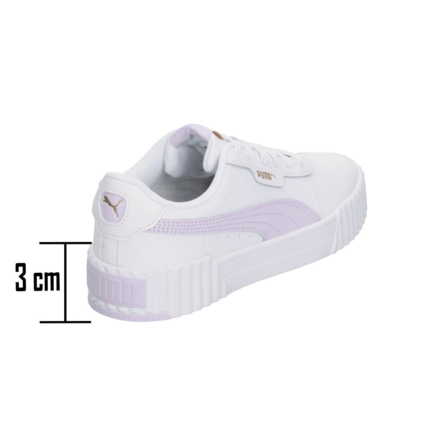 Tenis Puma Carina 3.0 Dama Casual Blanco Mujer — imagen 3